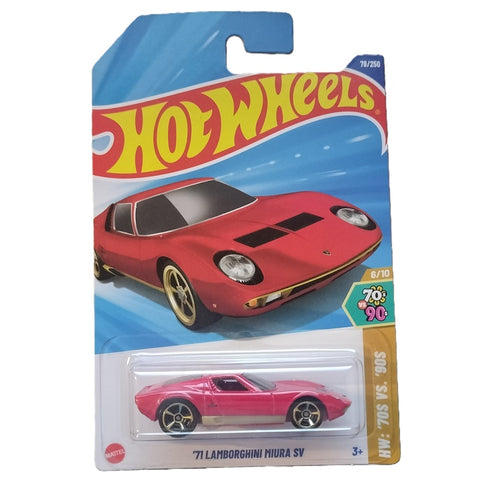 Hot Wheels '71 Lamborghini Miura SV (HW 70s vs 90s)