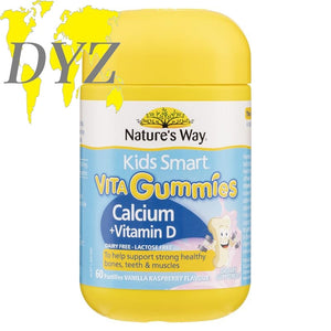 Nature's Way Kids Smart Vita Gummies Calcium + Vitamin D (60 Pastilles)