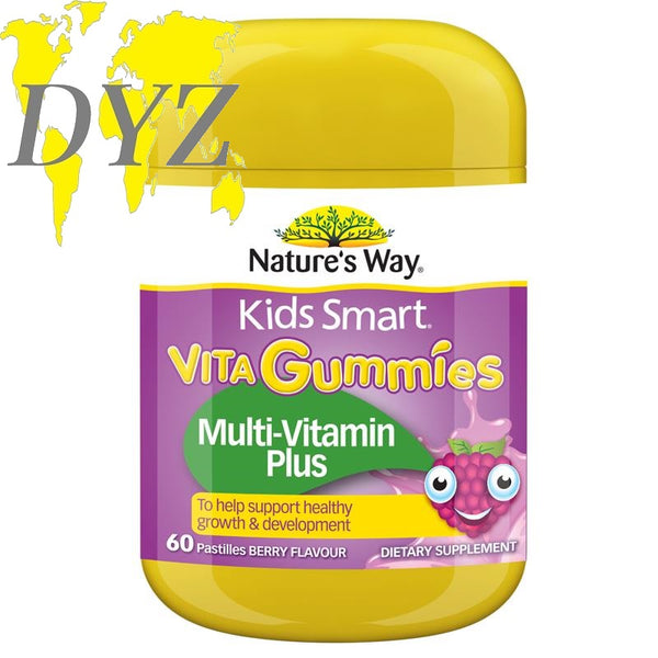 Nature's Way Kids Smart Vita Gummies Multi-Vitamin+ (60 Pastilles)